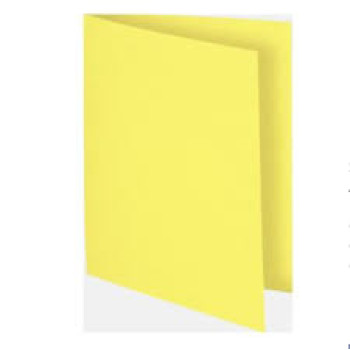 Chemise cartonnée std pastel Jaune 240g - 24 x 32 cm Chrono