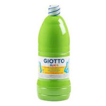 Gouache Liquide bouteille de 1000 ml Vert printemps Elios Giotto