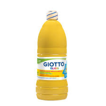Gouache Liquide bouteille de 1000 ml Jaune primaire Elios Giotto